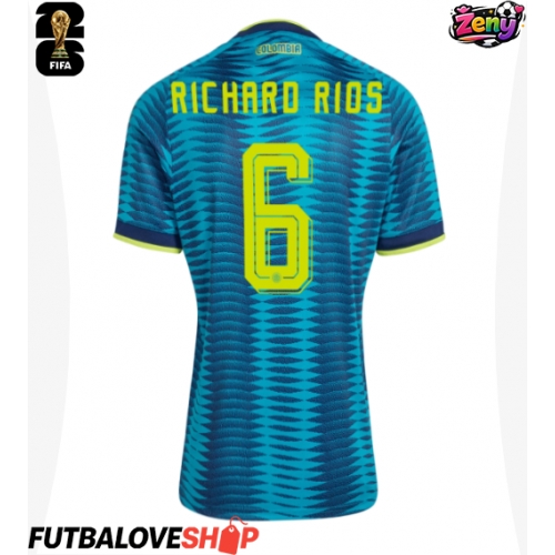 Dres Kolumbia Richard Rios #6 Preč pre Ženy MS 2026 Krátky Rukáv